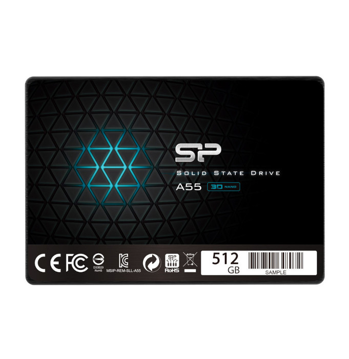 Silicon Power disque dur interne SSD 512 GB 2.5" A55 SATA III 6GB/S